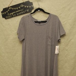 Heather Gray L Lularoe Carly NEW with tags NWT LLR